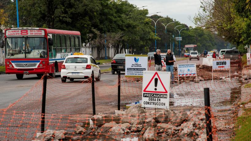 El Municipio avanza en la reparación de la avenida Juan B. Justo y seguirá con Francisco de Aguirre, Siria y Belgrano