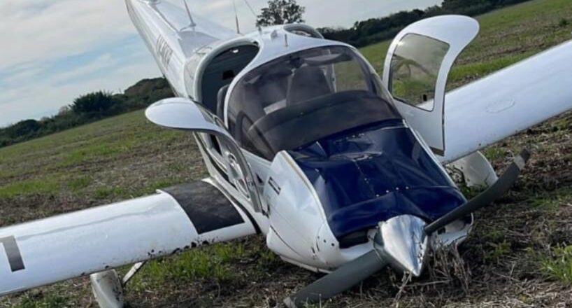 “Se filtró”: el video del accidente de la avioneta que cayó en Tucumán