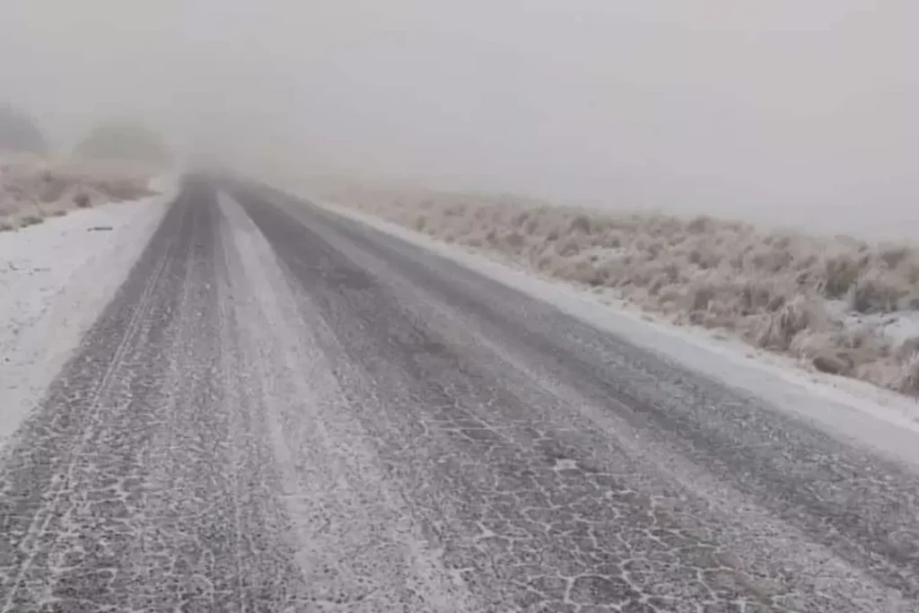 Vialidad cortó el tránsito en la ruta 307 por las condiciones climáticas