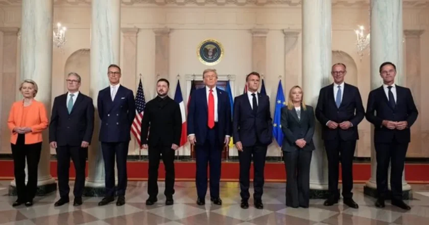 Trump promete «muy buena protección» a Ucrania y no descarta el despliegue de fuerzas de paz