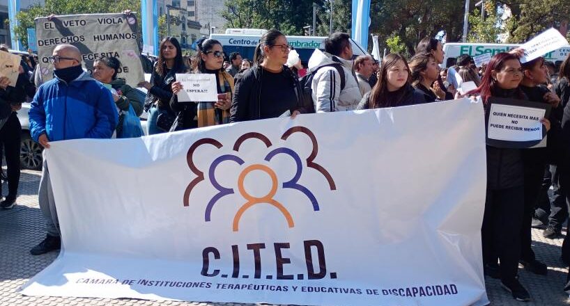 «Los logros adquiridos se pierden»: en Tucumán también se marchó contra el veto de Milei a la Ley de Discapacidad