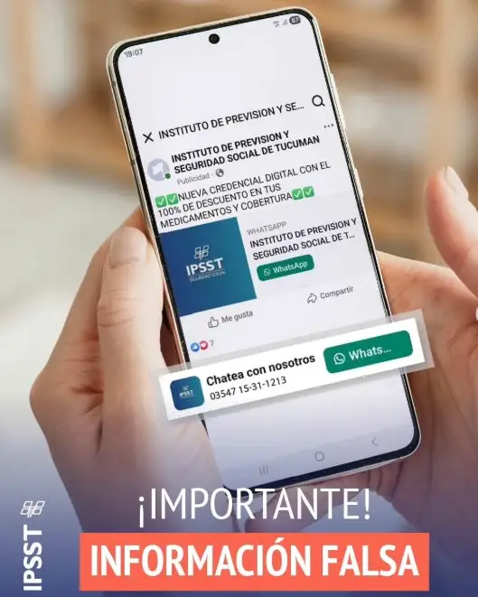 Es FALSA la información que circula sobre una nueva credencial digital del Subsidio de Salud