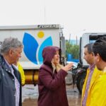Chahla encabezó el operativo de monitoreo en zonas anegadas de la Capital luego de las intensas lluvias