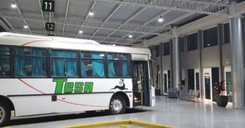 Por las fuertes lluvias, los ómnibus de la empresa TESA reducen recorrido