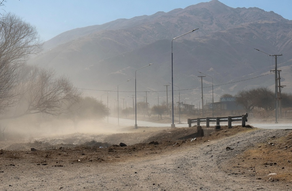 El viento Zonda se hace sentir en Tafí del Valle y en las zonas de montaña