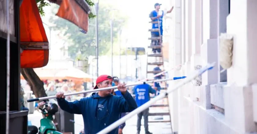 Escuela Normal: continúan las obras de refacción y puesta en valor del edificio histórico