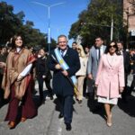 Con la presencia de Jaldo y Villarruel, una multitud participó del desfile cívico-militar