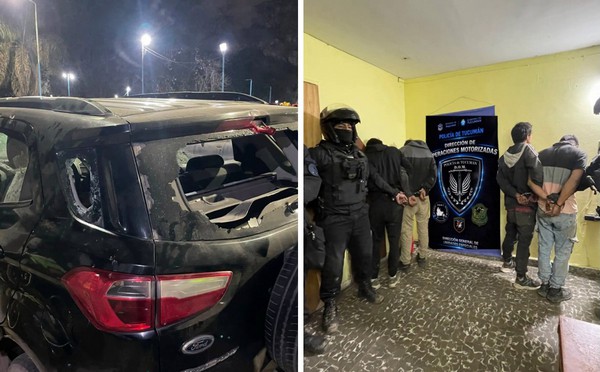 Cuatro detenidos por un violento intento de robo armado a un policía