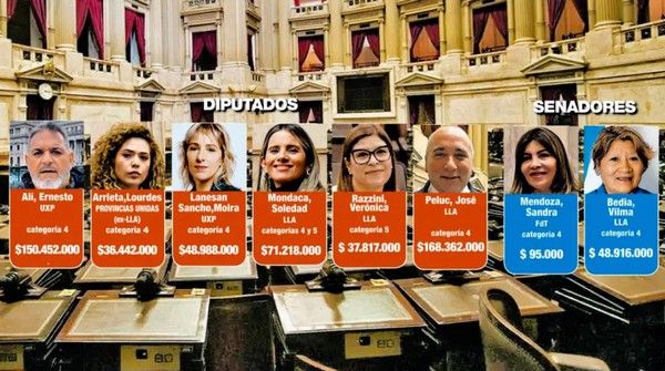 Categoría 4: senadora tucumana que cobra $ 13 millones por mes figura en la Central de Deudores del BCRA