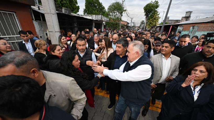 «Nadie puede negar que estamos presentes en cada rincón de Tucumán»: Jaldo inauguró obras y una plaza en Banda del Río Salí